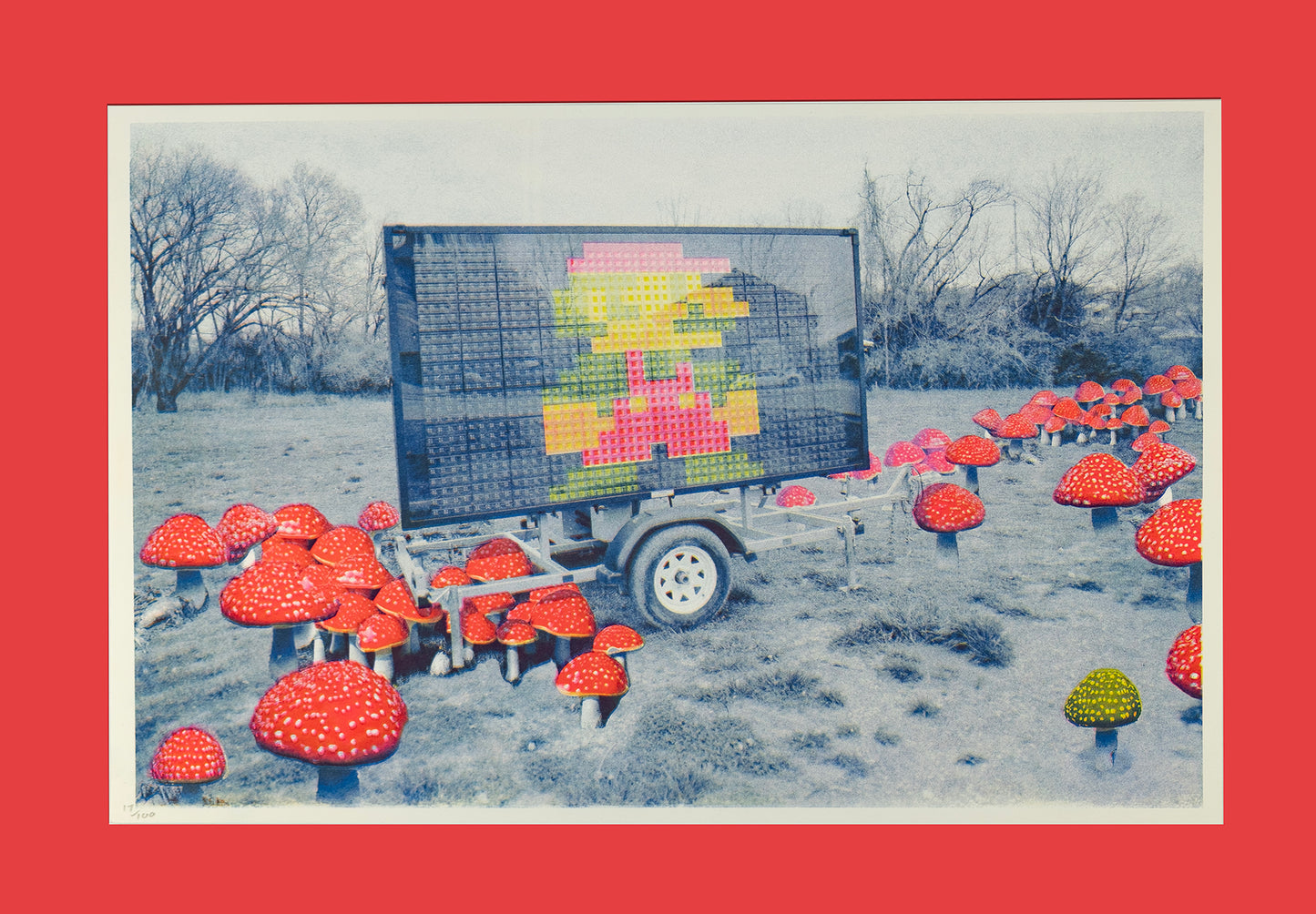 Mario Mushrooms Print