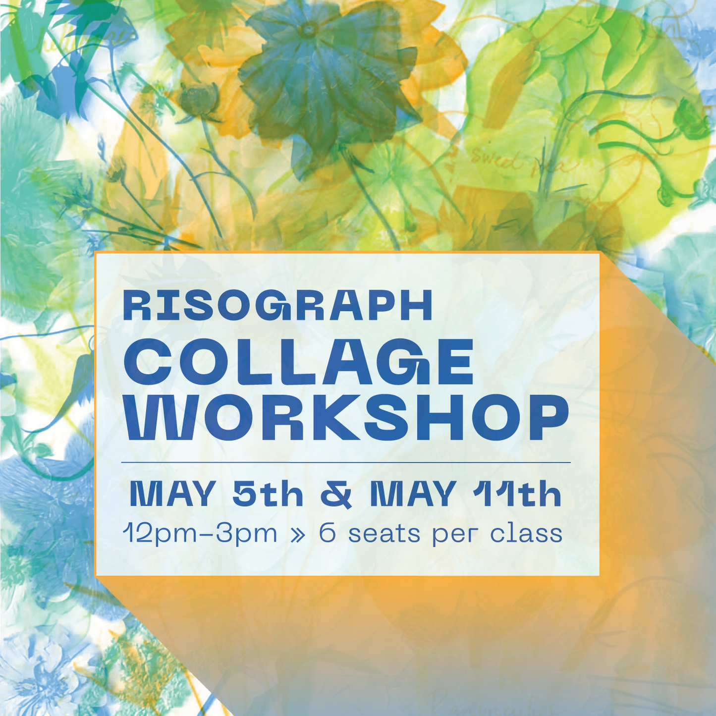 MAY 5th - Risograph Collage Workshop