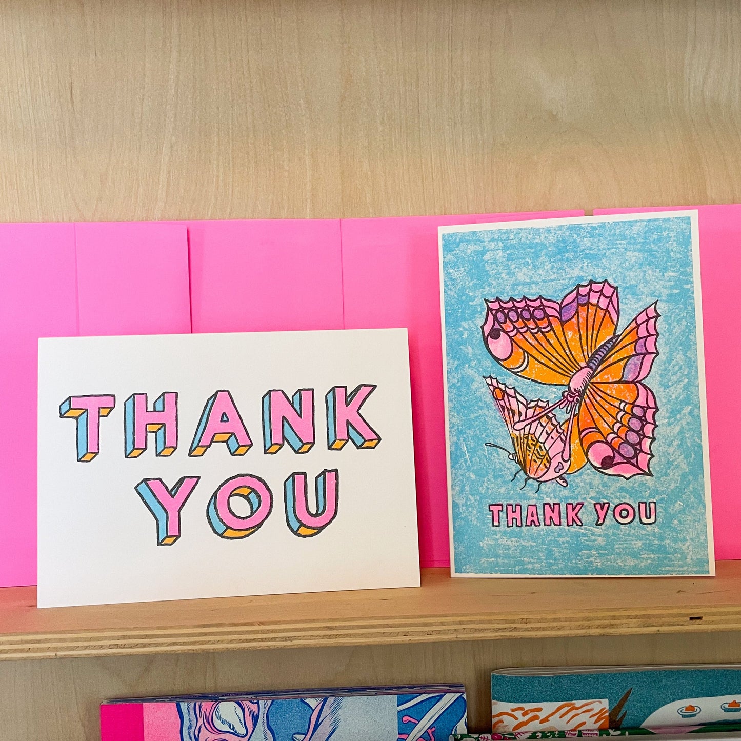 Thank You Card Pack - Pink Variant