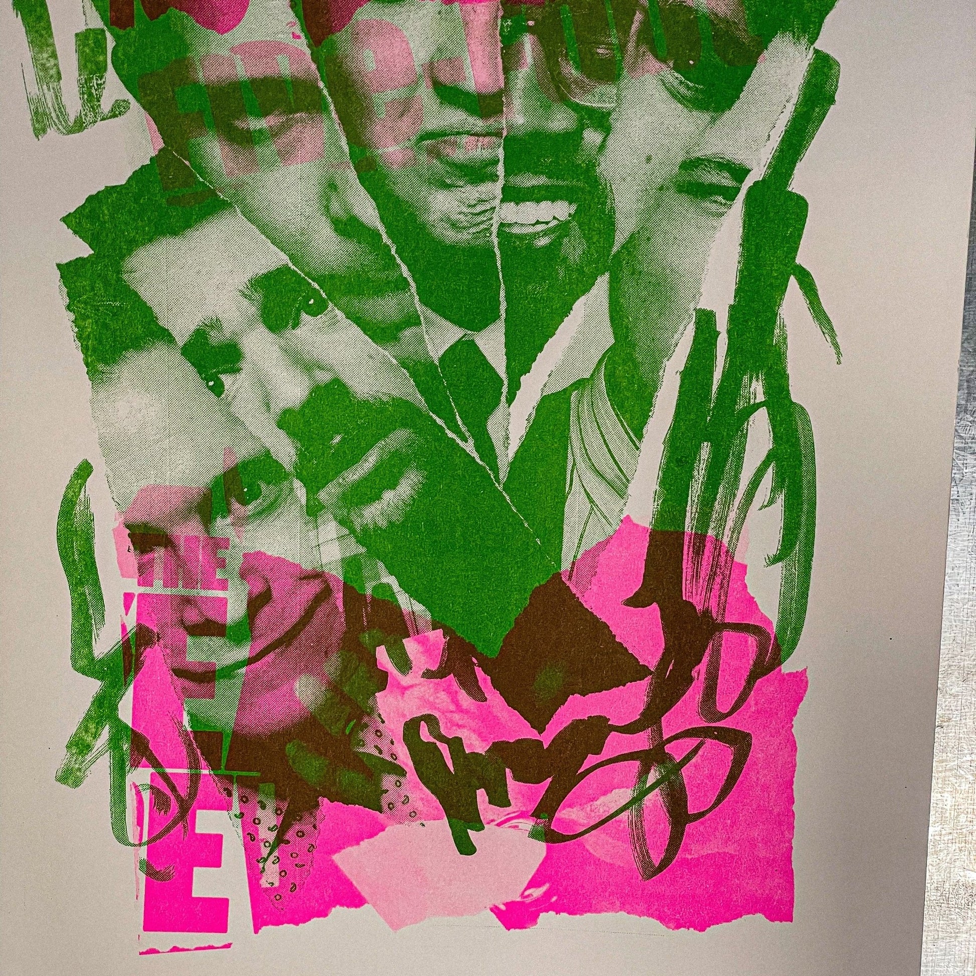 Who is Five - Foot - 2 color Risograph Print - Risology Club NashArt Print