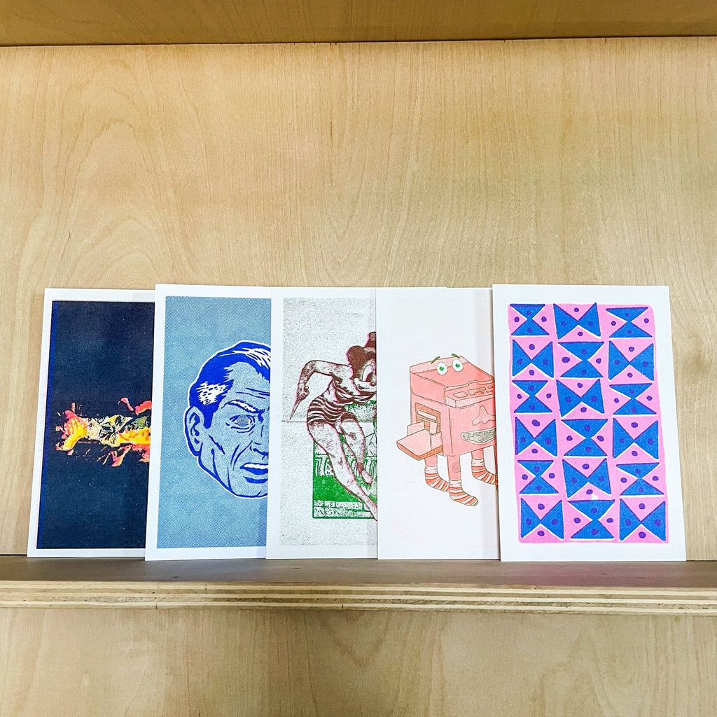Small Risograph Prints and Postcards