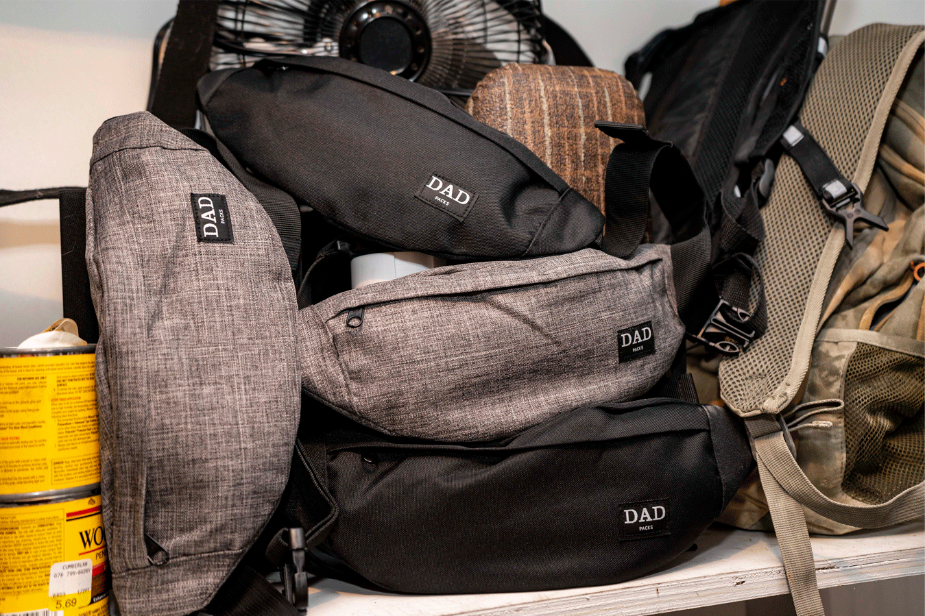Dad Packs - Black and Grey