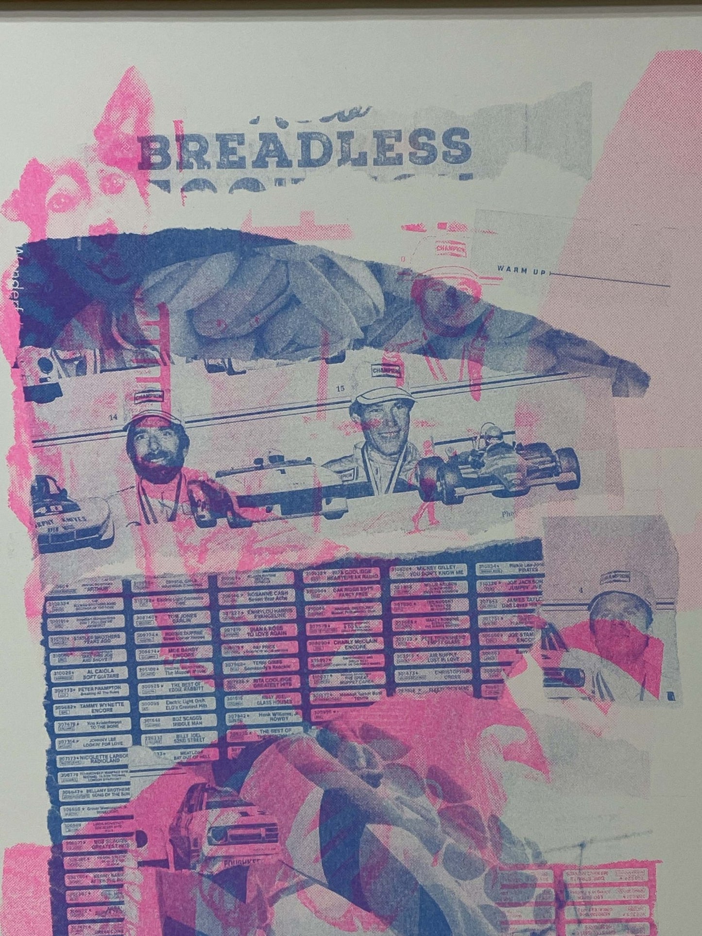 Breadless - Warm Up Risograph Print - Risology Club NashArt Print