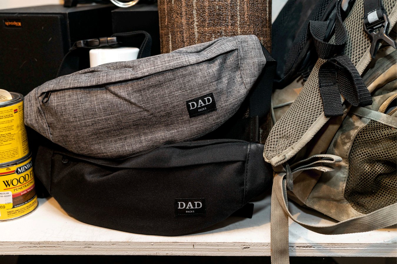 Dad Packs - Black and Grey - Risology Club NashMerch