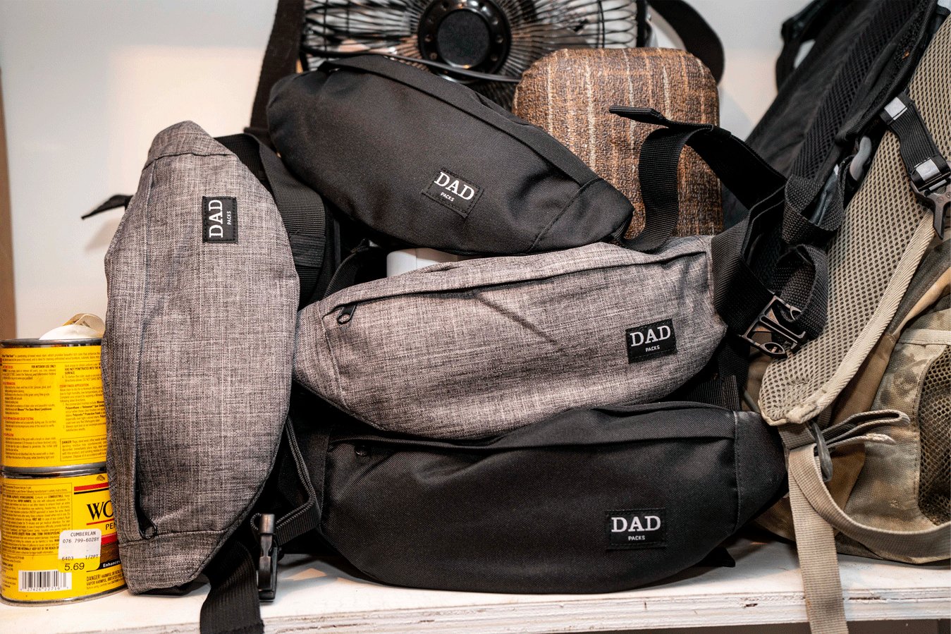 Dad Packs - Black and Grey - Risology Club NashMerch