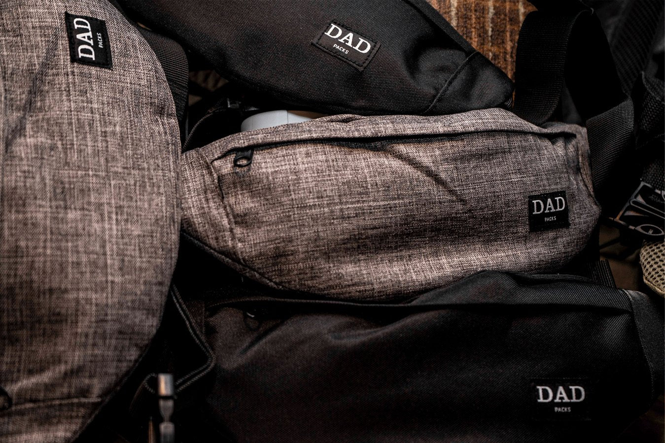 Dad Packs - Black and Grey - Risology Club NashMerch