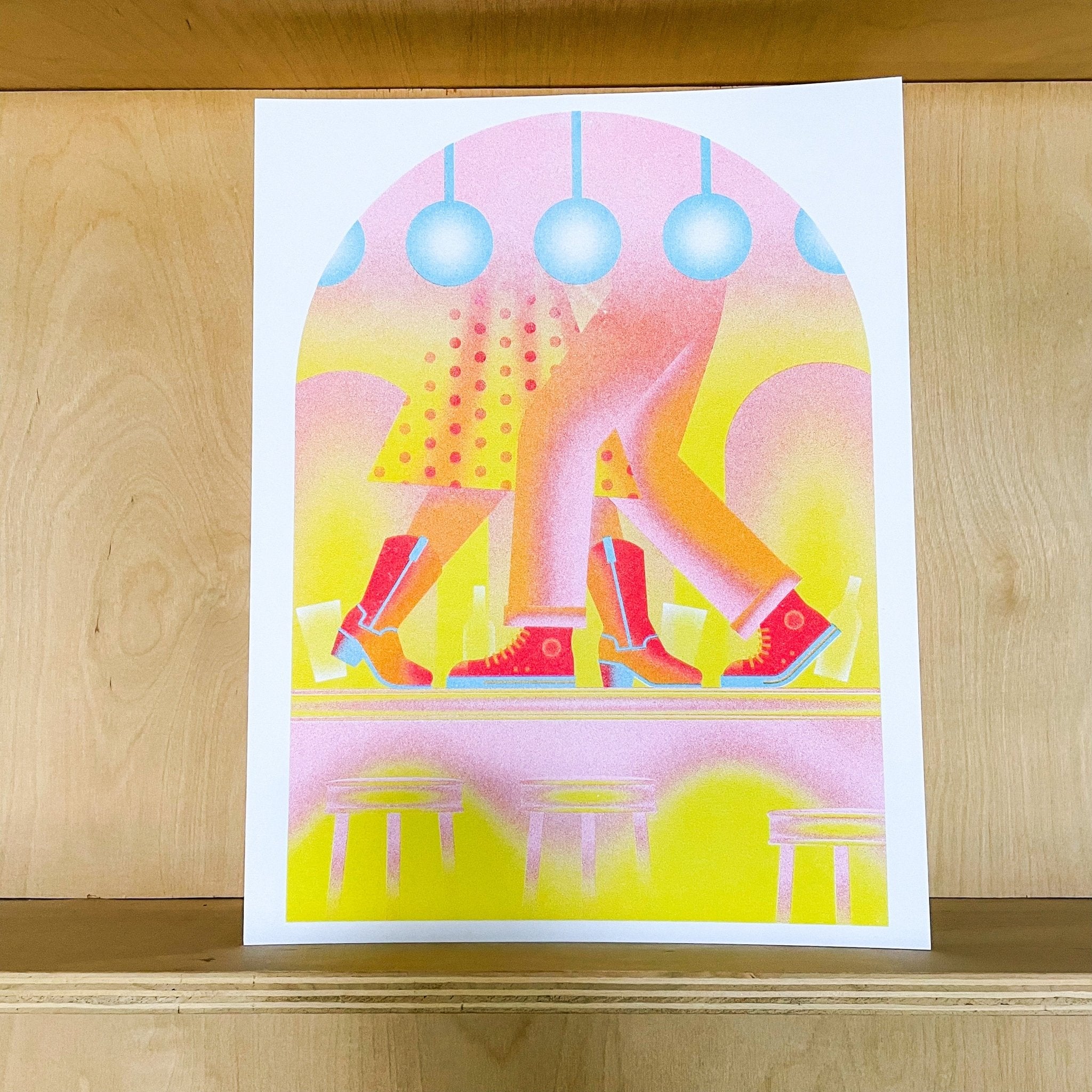 Dancin' Nashville Print - 8x10"