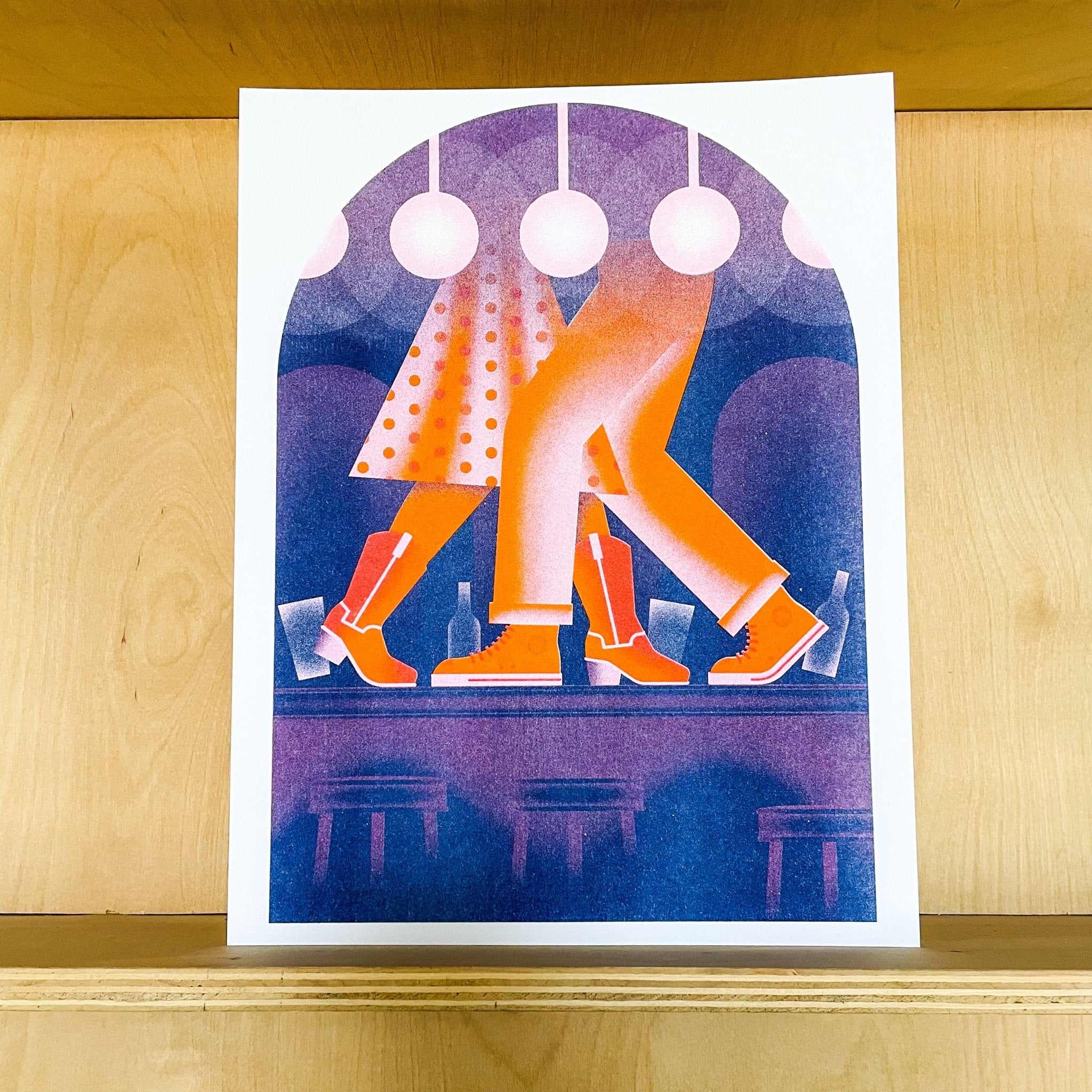 Dancin' Nashville Print - 8x10"