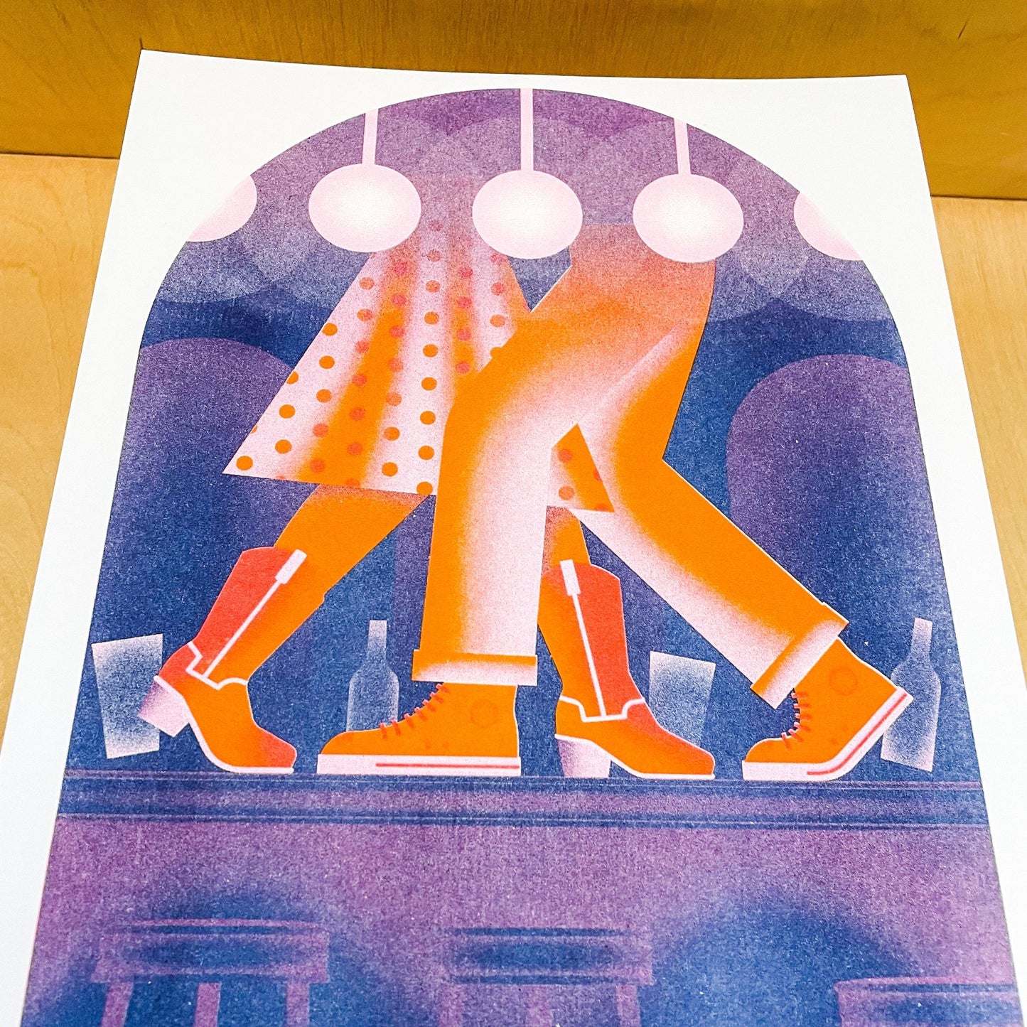 Dancin' Nashville Print - 8x10" - Risology Club NashPosters, Prints, & Visual Artwork