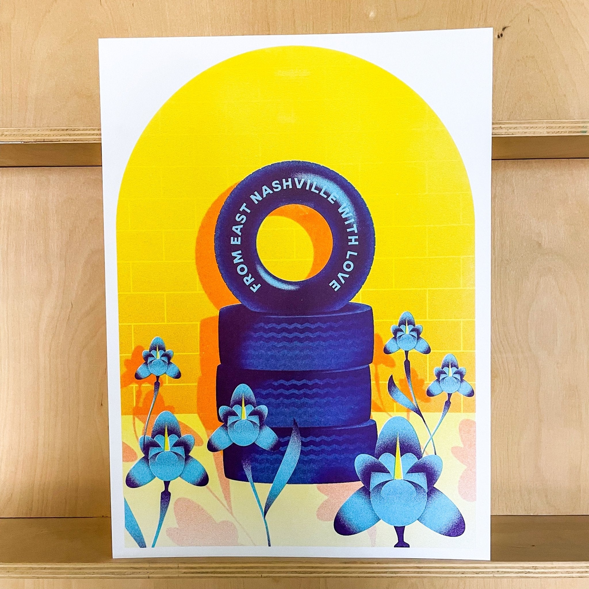 East Nashville with Love Print - 11x14"