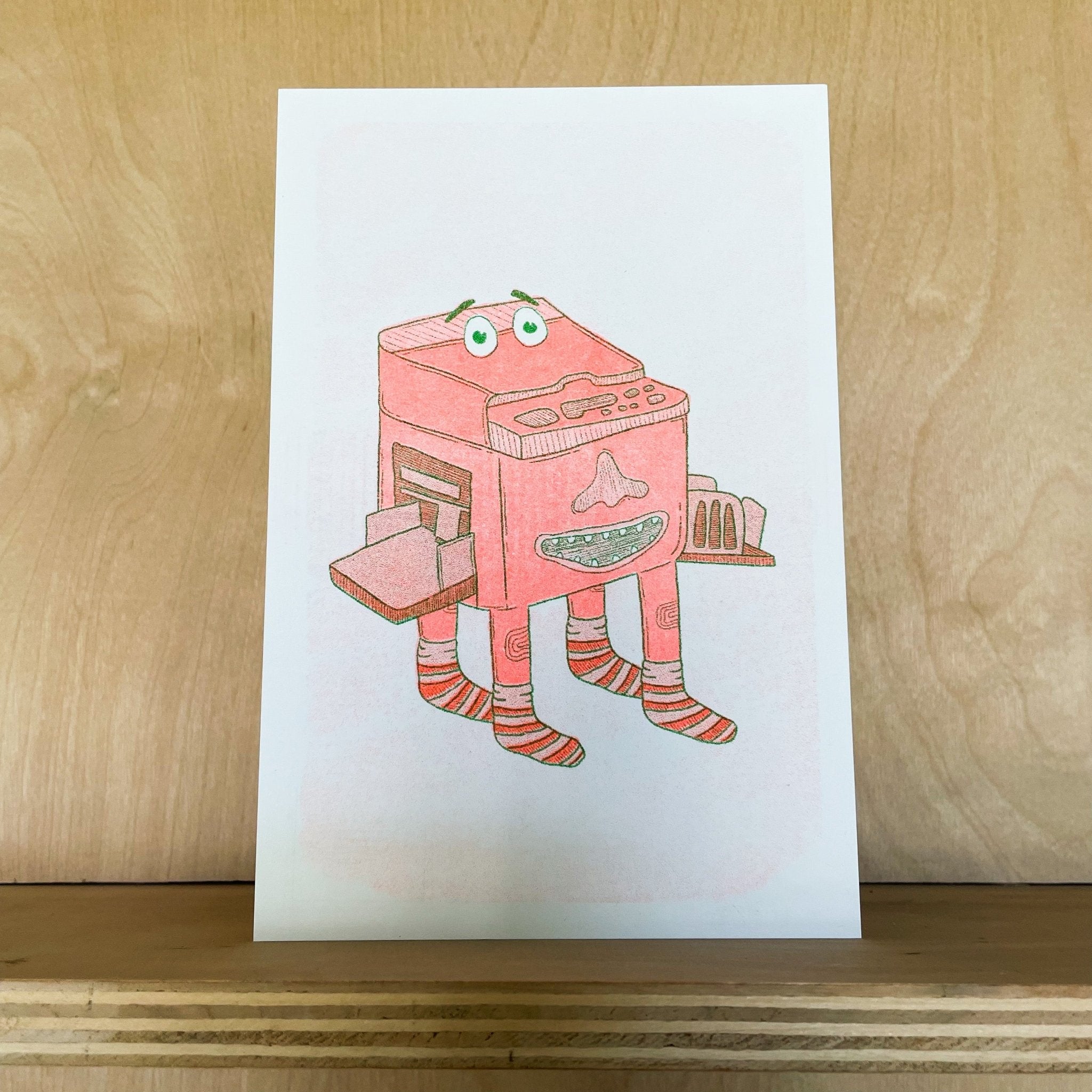 Happy Riso Postcard (set of 5)