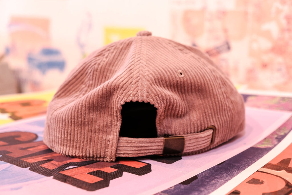 Heart Riso Cord Cap in Hazy Pink - Risology Club Nashhats