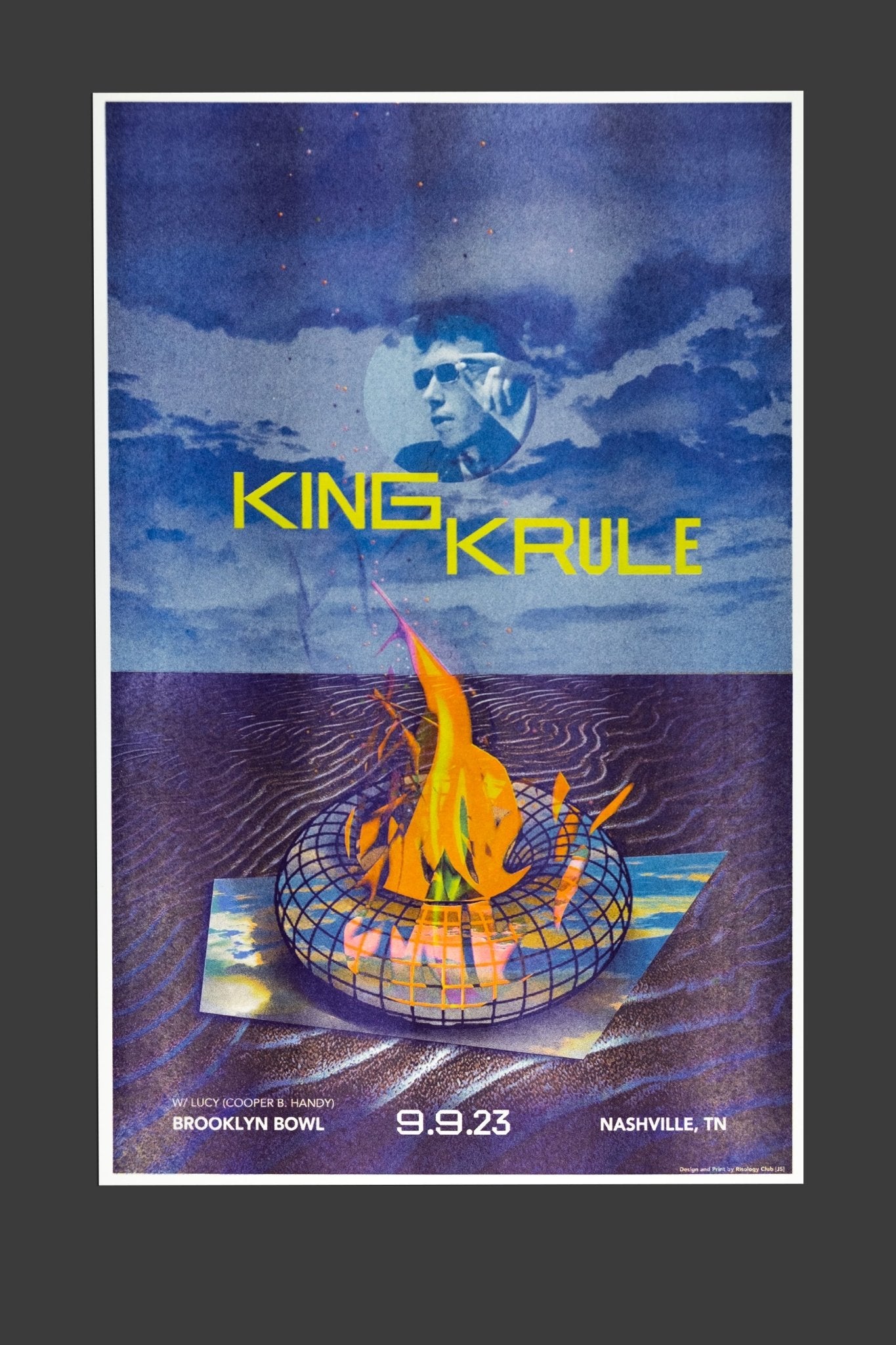 King Krule Live in Nashville Print - Risology Club NashArt Print