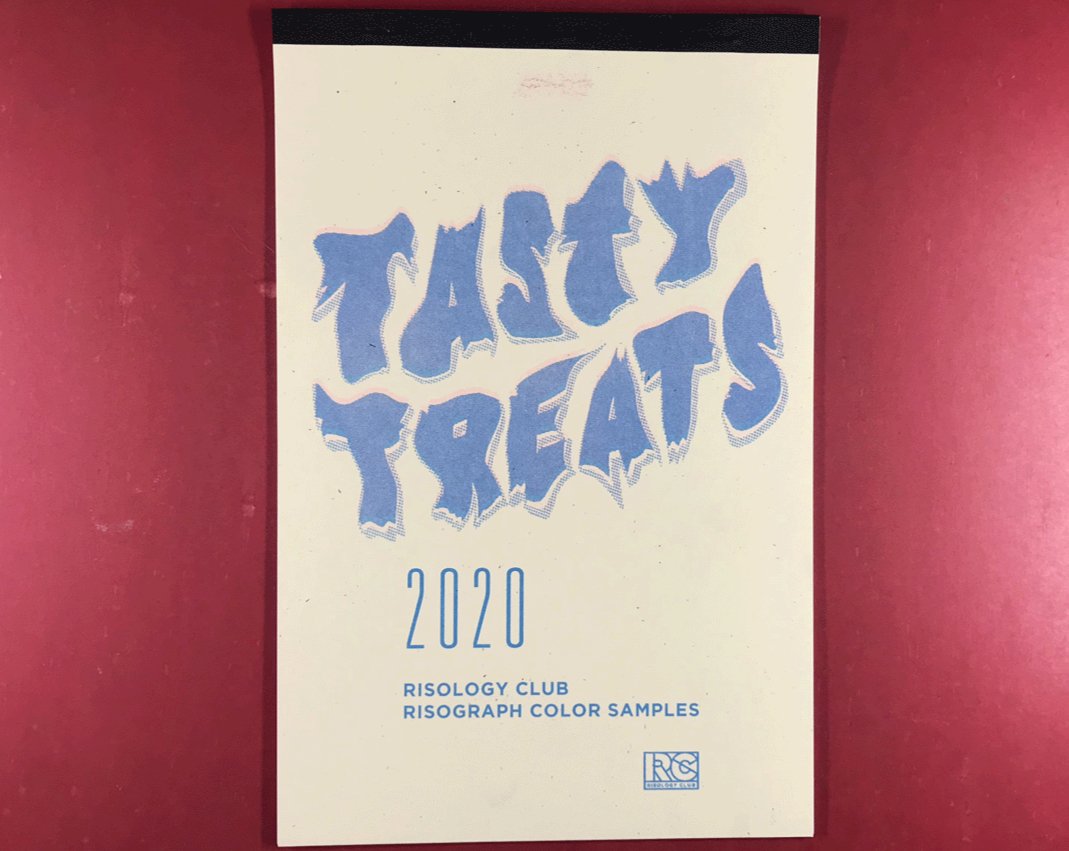 Tasty Treats - Risograph Color Book - Risology Club NashZines