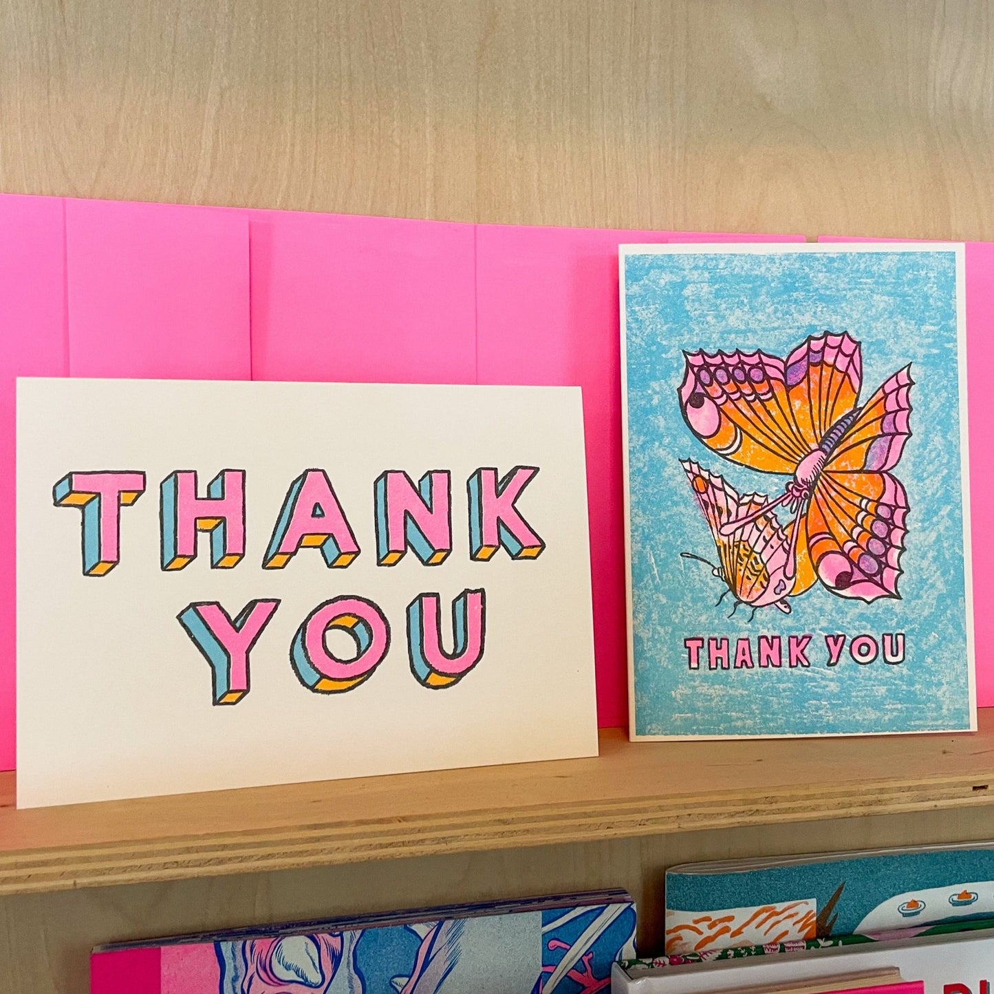 Thank You Card Pack - Pink Variant - Risology Club NashPost Cards