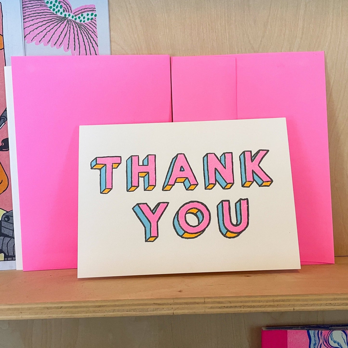 Thank You Card Pack - Pink Variant - Risology Club NashPost Cards