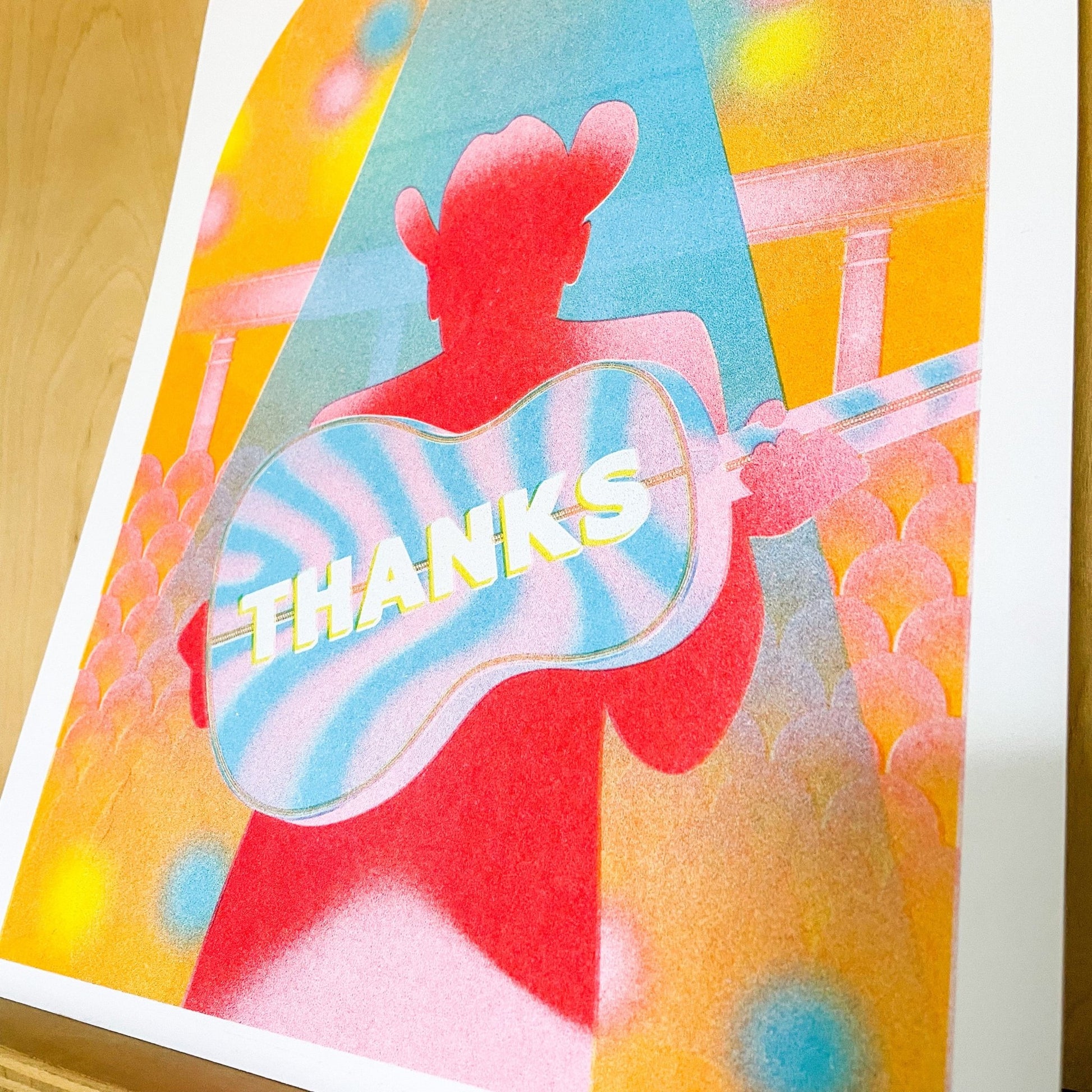 Thanks Nashville Print - 8x10" - Risology Club NashPosters, Prints, & Visual Artwork