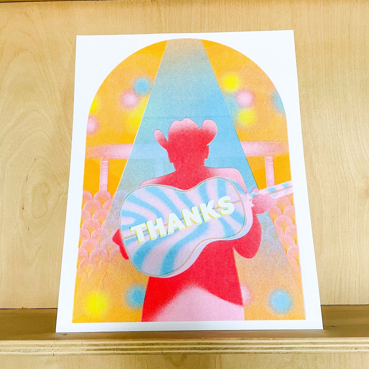 Thanks Nashville Print - 8x10" - Risology Club NashPosters, Prints, & Visual Artwork