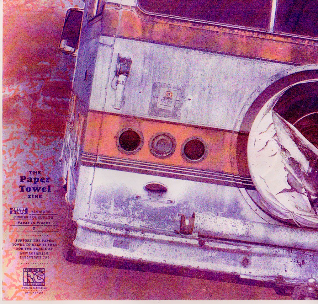 The Paper Towel Zine - Faces in Places 2 and Sticker Pack