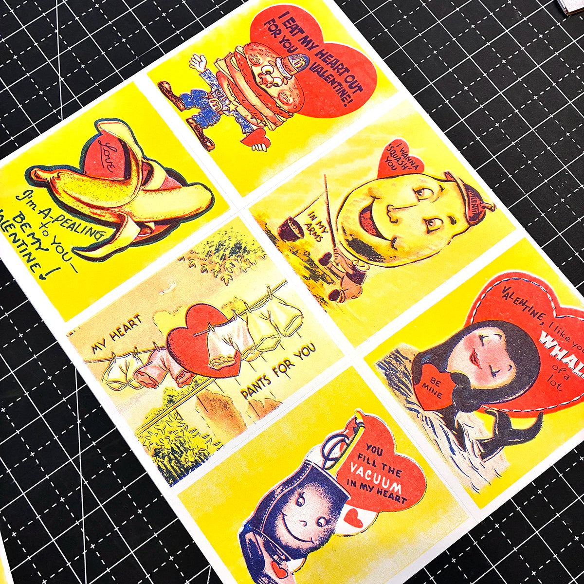 Riso Valentine's Card Sheet