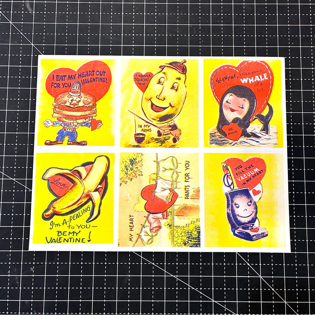 Riso Valentine's Card Sheet
